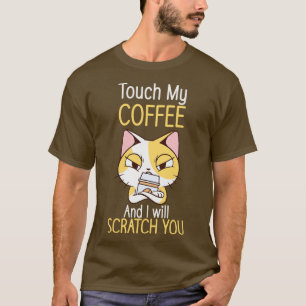 T-shirt Chats Et Café Amoureux des chats Louveur De Café