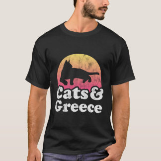T-shirt Chats Et Chat De Grèce