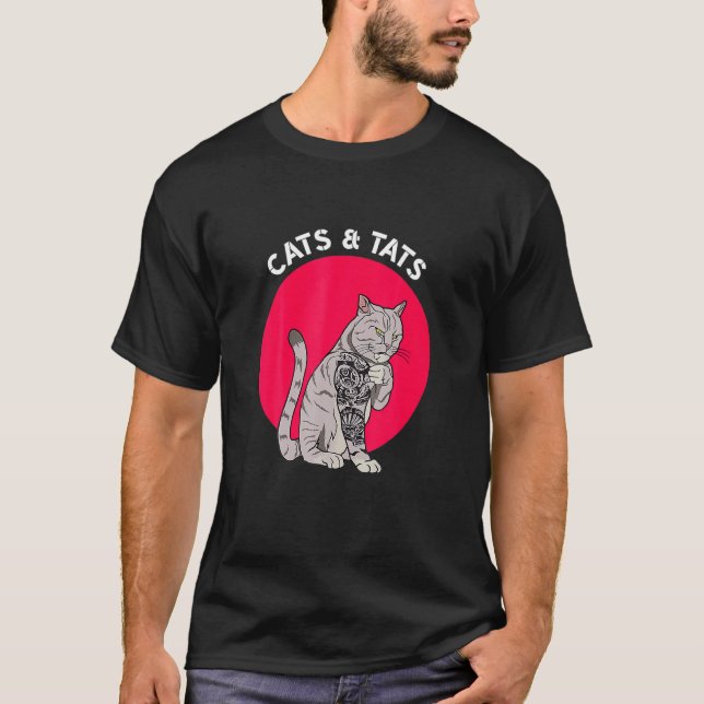 T-shirt Chats Et Chats Chat Attoo Ee Chats A (Devant)