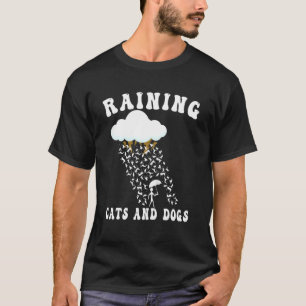 T-shirt Chats Et Chiens De Pluie Pour Le Propriétaire De C