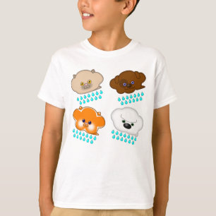 T-shirt Chats et chiens en pluie