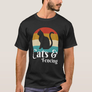 T-shirt Chats Et Clôtures