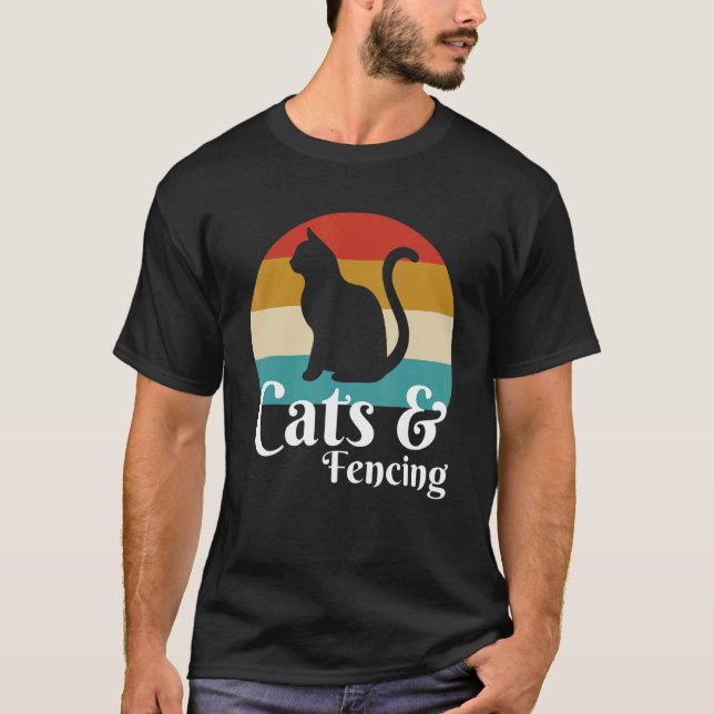 T-shirt Chats Et Clôtures (Devant)