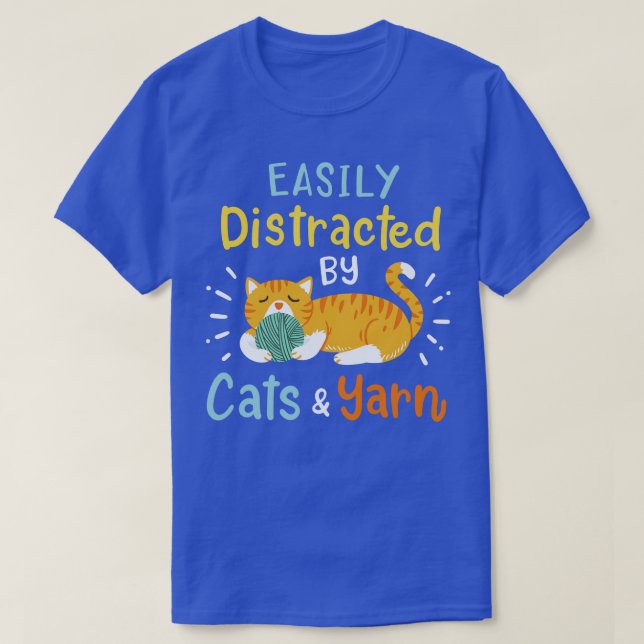 T-shirt Chats et fils de chat (Design devant)