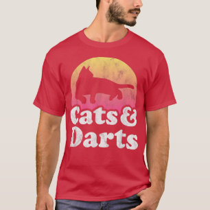 T-shirt Chats et fléchettes Chat homme ou femme 