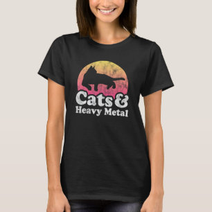 T-shirt Chats et Lourds Métal Chat Homme ou Femme