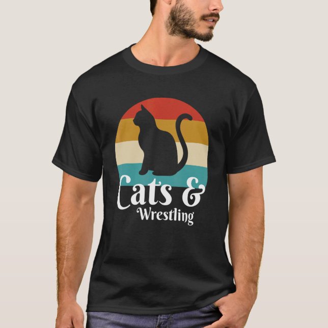 T-shirt Chats et lutte (Devant)