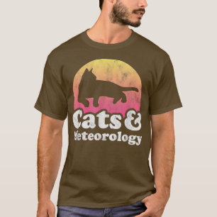 T-shirt Chats et météorologie Chat et viande hommes ou fem