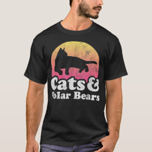 T-shirt Chats et ours polaires Chat et ours homme ou femme