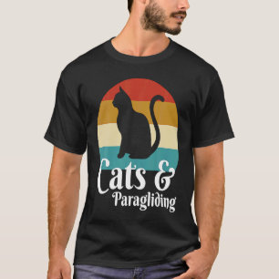 T-shirt Chats Et Parapente
