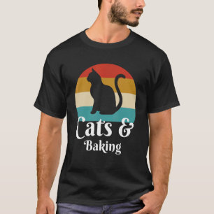 T-shirt Chats et pâtissier