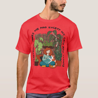T-shirt Chats et Plantes A