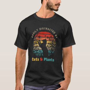 T-shirt Chats Et Plantes Chaton Propriétaire De Chat Amate