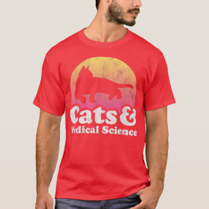 T-shirt Chats et sciences Médicales Chat homme ou femme