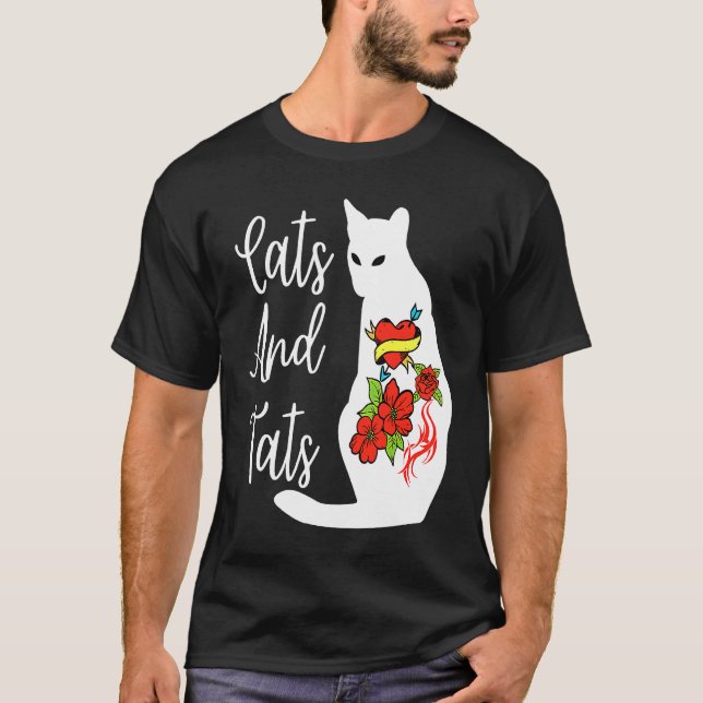 T-shirt Chats et Tats  3 (Devant)