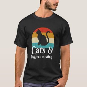 T-shirt Chats et torréfaction de café
