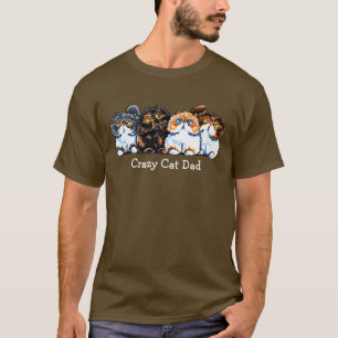 T-shirt Chats exotiques de partie à quatre personnalisés