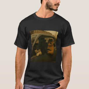 T-shirt Chats Gangsters Drôles Hommes Femmes Amoureux Chat