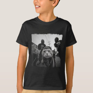 T-shirt Chats gangsters mode streetwear Motif de chat cool