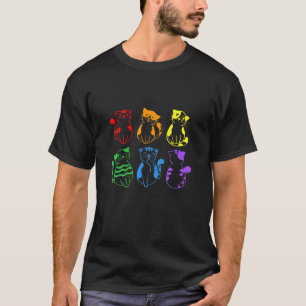 T-shirt Chats Gay Pride Lg