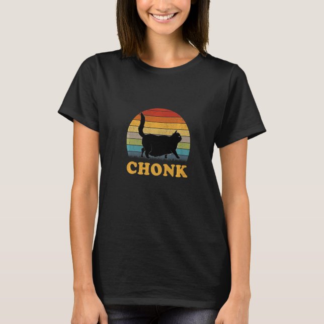 T-shirt Chats gras Mème Chat Chonk Chat (Devant)