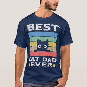 T-shirt Chats hommes meilleur chat papa jamais 