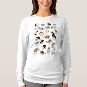 T-shirt Chats japonais, Hiroshige, Ukiyo-e
