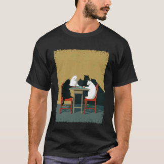T-shirt Chats jouant au poker