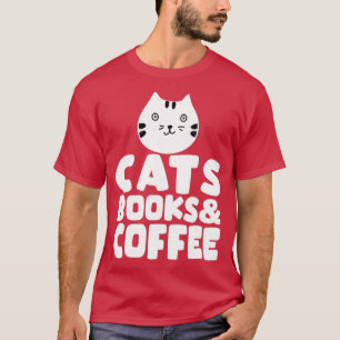 T-shirt Chats Livres Café