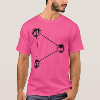 T-shirt Chats Livres Café