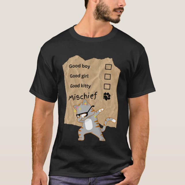 T-shirt Chats malicieux (Devant)