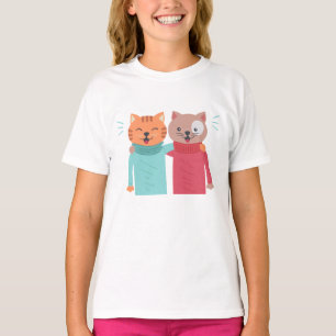 T-shirt Chats meilleur ami