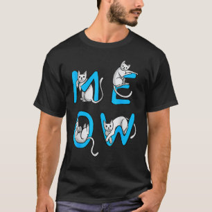 T-shirt Chats Miau Aiment Bébé Chat Drôle Mignon Amoureux 