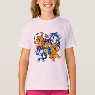 T-shirt Chats Mignons 🐱 – Créations Adorables et Drôles p