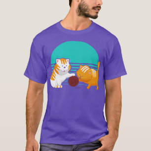 T-shirt Chats mignons Jouer avec un Amoureux des chats pro