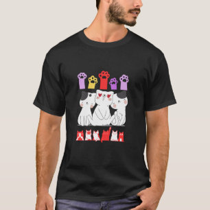 T-shirt Chats mignons Kawaii et cadeau pour amateur de cha