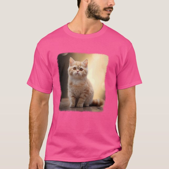 T-shirt Chats Munchkin Chat Kitten Munchkin (Devant)