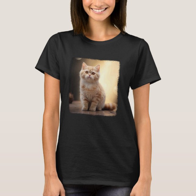 T-shirt Chats Munchkin Chaton Chat Munchkin (Devant)