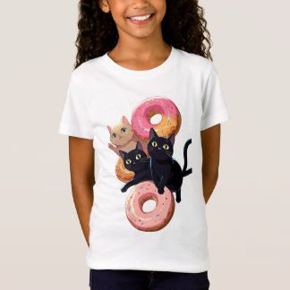 T-Shirt "Chats noirs et beignets délicieux : un mélange pa