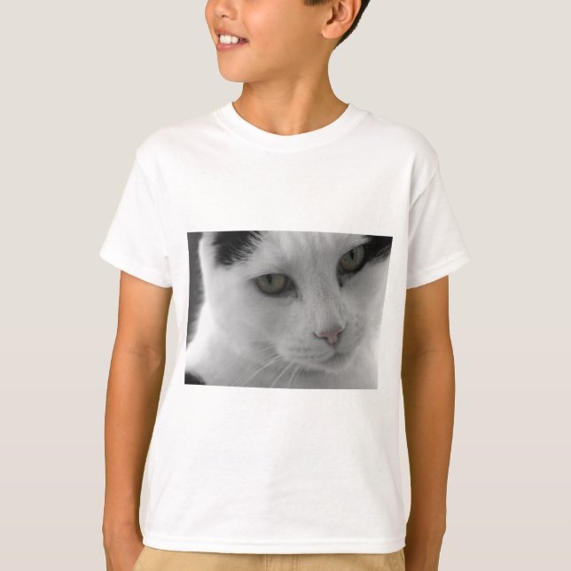 T-shirt Chats noirs et blancs (Devant)
