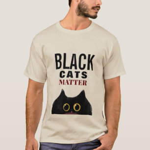 T-SHIRT "CHATS NOIRS IMPORTANTS"