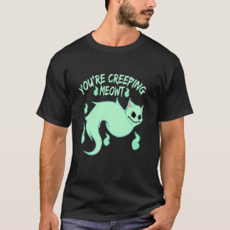 T-shirt Chats noirs me rendant dingue Miaou bébé chat mino