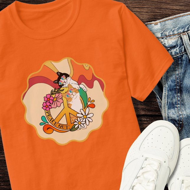 T-shirt Chats | Paix dehors (Créateur téléchargé)