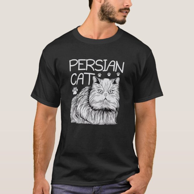 T-shirt Chats perses Propriétaire de chats Persian Longhai (Devant)