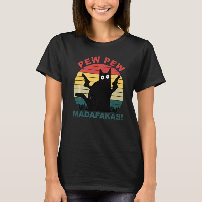 T-shirt Chats Pew Pew Espèces de Chats (Devant)