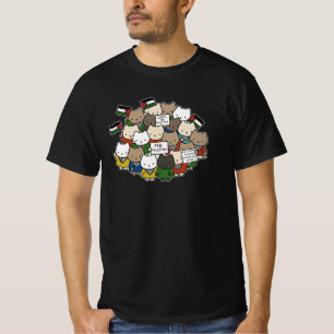 T-shirt Chats pour la Palestine – Chats Kawaii pour la Jus