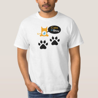 T-shirt Chats pour rester des pattes de la Nouvelle