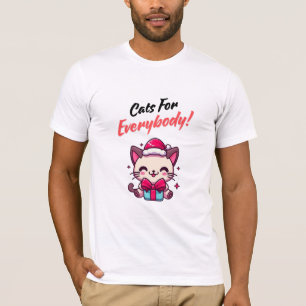 T-shirt chats pour tous noël