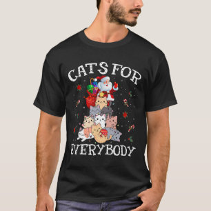 T-shirt Chats Pour Tous Noël Chat Fun Père Noël Xmas Pa