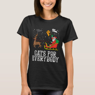 T-shirt Chats Pour Tous Noël Chat Fun Xmas Femmes Sa